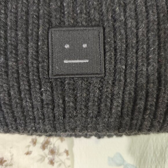 Acne Studios Ribbed Beanie Hat - Picture 3 of 5